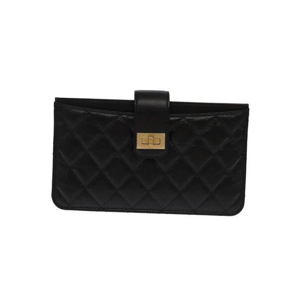 Pre Loved Chanel 255 Women Black Wallets - Picture 2 of 8